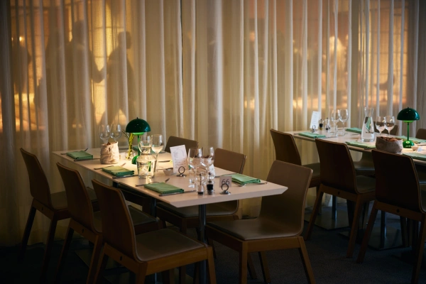 The Garden, vackert dukade bord, fine dining, À la carte